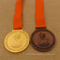 Custom Gold Silver Bronze Sport Metal Customized Medal